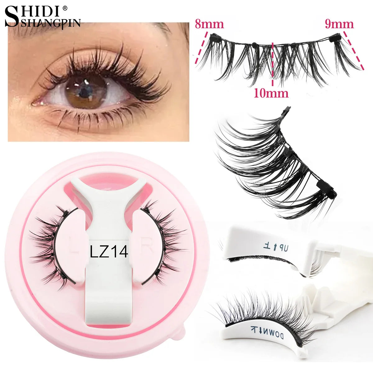 Lashéa™ – Reusable Magnetic Lashes with Applicator