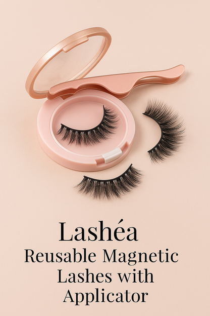 Lashéa™ – Reusable Magnetic Lashes with Applicator