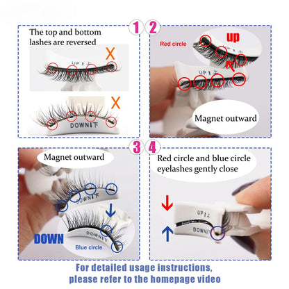 Lashéa™ – Reusable Magnetic Lashes with Applicator
